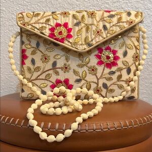 Embroidered Floral Women's Bag